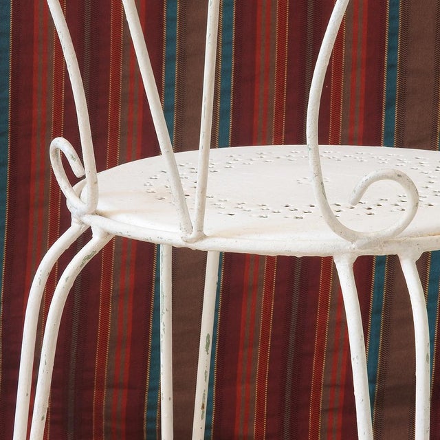 Vintage Stackable Garden Chairs, France, 1950s, Set of 4 For Sale - Image 13 of 18