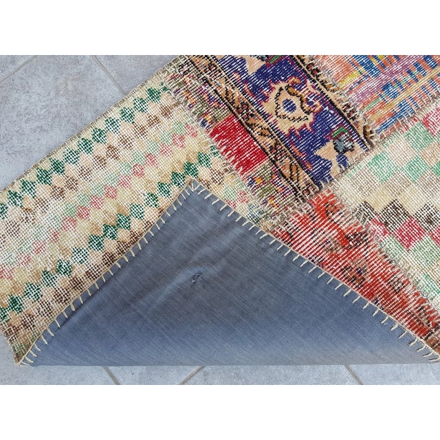 Home Living Vintage Runner Rug For Sale - Image 6 of 10