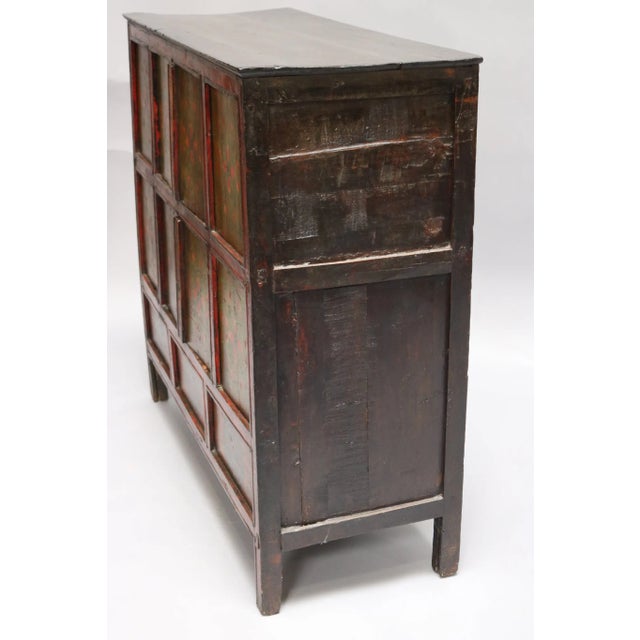 Tibetan Wooden Chest. Circa 1920s.