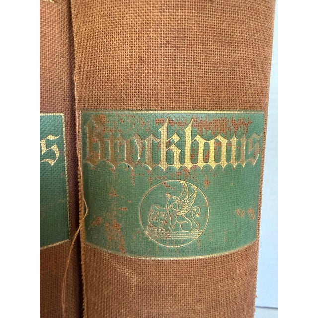 Paper 1926 German Brockhaus Handbuch Des Wissens Encyclopedia Books, Complete Set of 4 For Sale - Image 7 of 14