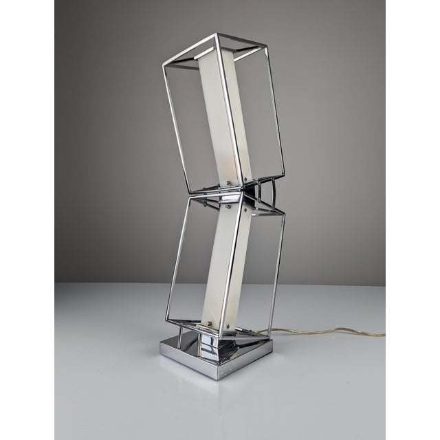 20th Century Designer Architectural Table Lamp For Sale - Image 12 of 13