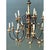 Vintage Gilt Wood and Metal Twelve-Light Chandelier For Sale In West Palm - Image 6 of 12