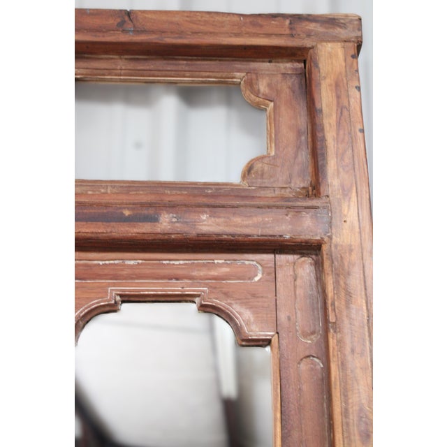 Transom Door Scalloped Cut Outs Mirrored For Sale - Image 4 of 12