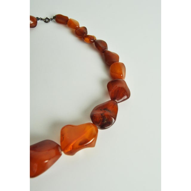 Art Deco Honey Amber Graduated Bead Necklace, 1920s For Sale - Image 4 of 11
