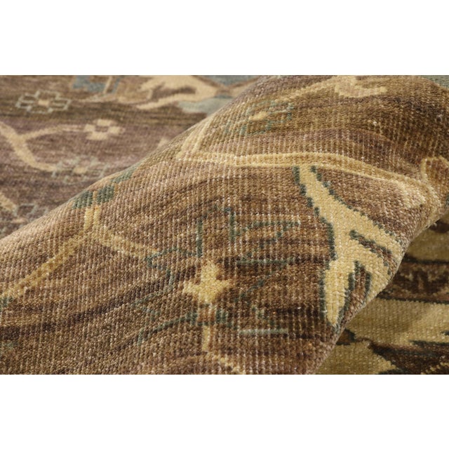 Vintage Indian Oushak Rug, 09'01 X 11'09 For Sale In Dallas - Image 6 of 10