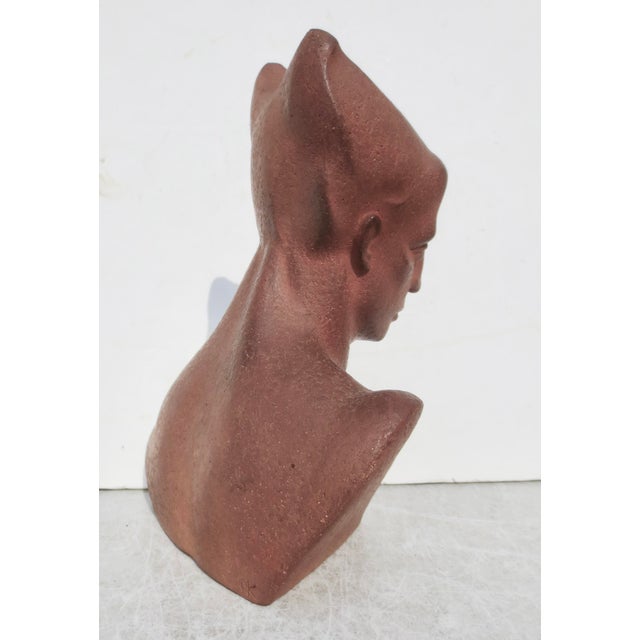 Tera Cotta Bust Circa 1920s For Sale In New York - Image 6 of 12