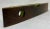 Wood Vintage 8” Brass and Wood J Rabone & Sons Boat/Torpedo Shaped Spirit Level From England - Circa 1940 For Sale - Image 7 of 11