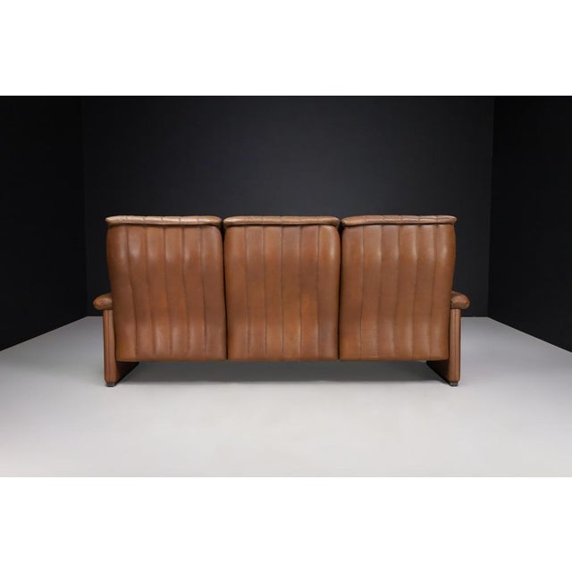 1970s DS-86 Sofa in Patinated Leather from de Sede, Switzerland, 1970s For Sale - Image 5 of 11