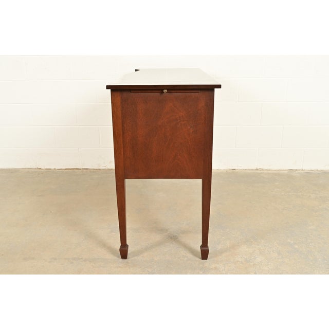 Kittinger Federal Inlaid Mahogany Serpentine Front Sideboard Credenza For Sale - Image 14 of 16