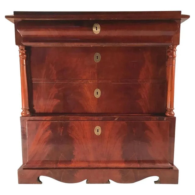 Biedermeier Chest of Drawers, Northern Germany or Denmark, 1820s For Sale - Image 9 of 9