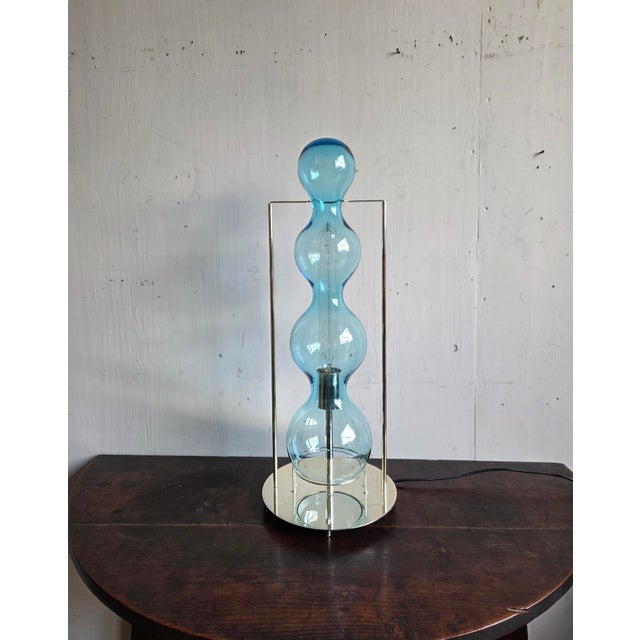 Star Trek Handcrafted Table Lamp by Jeannot Cerutti for VeArt, 1980s, in Very Good conditions. Designed 1980 to 1989 This...