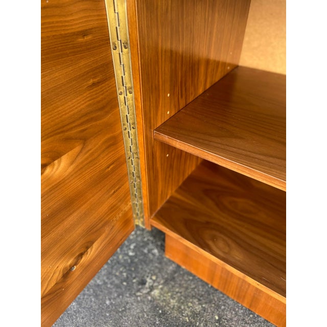 Pair of Mid Century Modern Brutalist Nightstands + Inset Smoked Mirrors | by Tobago For Sale - Image 9 of 13