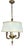 French Empire Style Bouillotte Pendant, France, 1950s For Sale