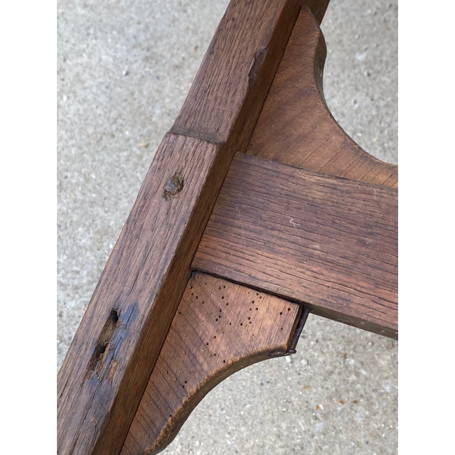 Antique Round Winemaker's Target Folding Table with Tilting Top, 1890s For Sale - Image 9 of 18