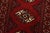 Red Turkmen Runner 2’6” X 9’7” Red Wool Vintage Tribal Hand-Knotted Oriental Rug For Sale - Image 8 of 13