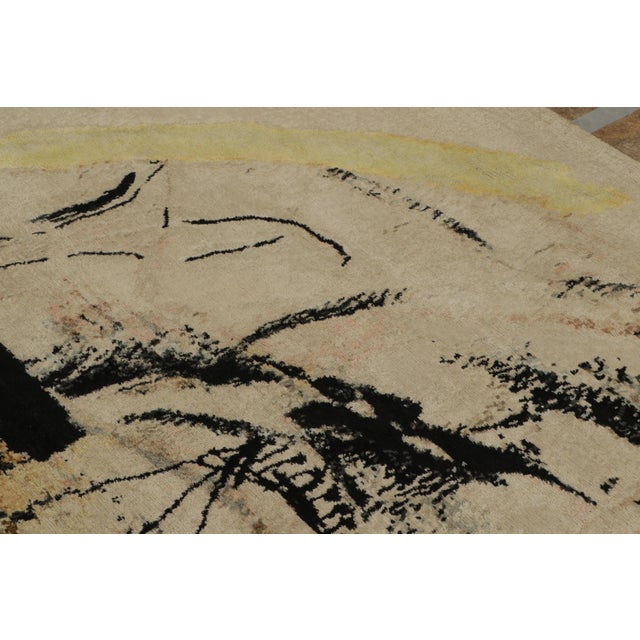 Rug & Kilim’s “Bell and Chime” Abstract Rug by Arthur Lanyon For Sale In New York - Image 6 of 8