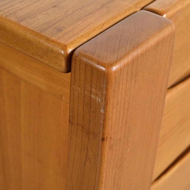Elm Chest of Drawers from Maison Regain, 1960s For Sale - Image 9 of 17