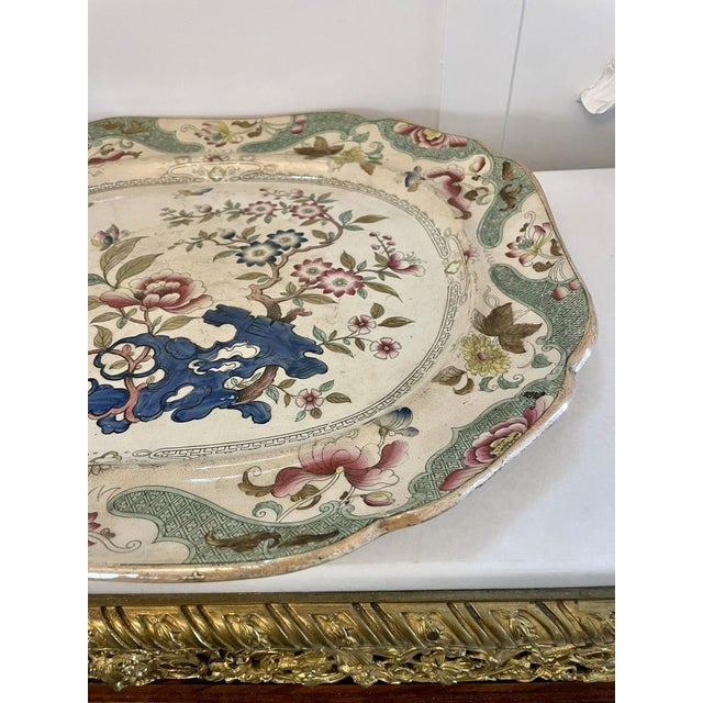 Large Victorian Meat Plate, 1850s For Sale - Image 3 of 16