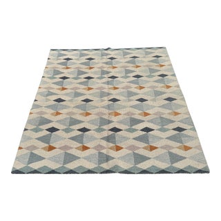 8ft11in X 11ft11in Crate & Barrel Orson Flat Weave Area Rug For Sale