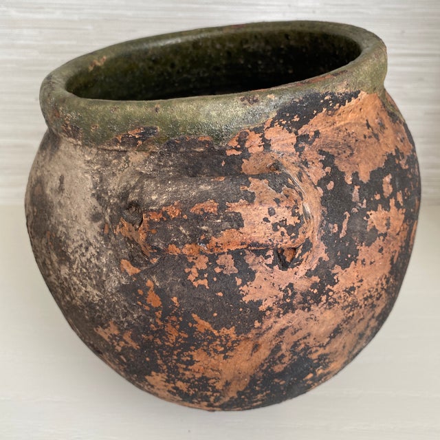 Antique Large Rustic Terra-Cotta Turkish Yoghurt Vessel Pot For Sale - Image 10 of 12