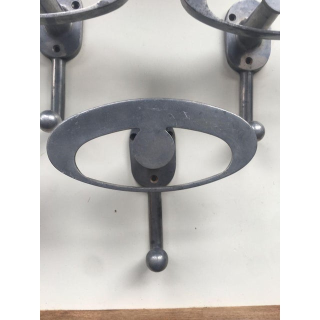 Silver Vintage Aluminum Racks, Set of 4 For Sale - Image 8 of 10