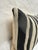 Turkish Hemp Pillow Cushion Natural Beige Black Pillow Cushion Cover 16" x 24" For Sale - Image 4 of 4