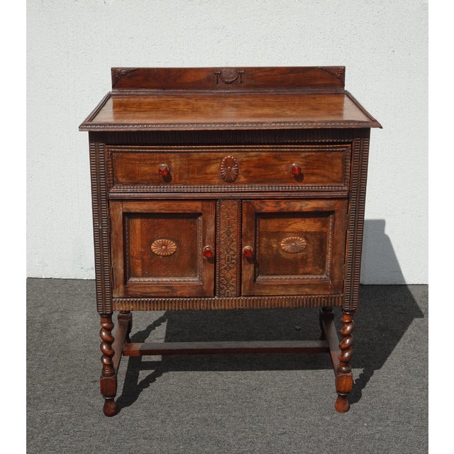Gorgeous Cabinet in Good Vintage Condition. Solid and Firm. There is wear to the finish. Please study the photos and ask...