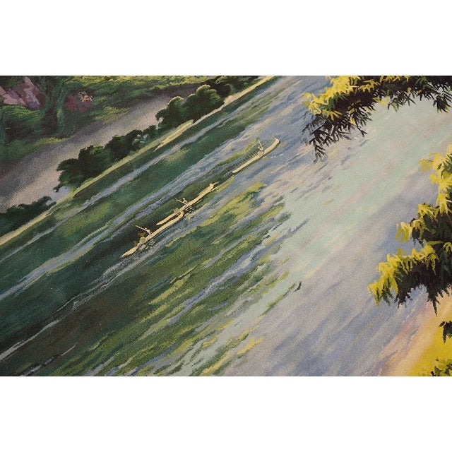 Brown Vintage 1980 Chinese Scenic Carpet ( 8'2" x 18'6" - 250 x 565 ) For Sale - Image 8 of 8