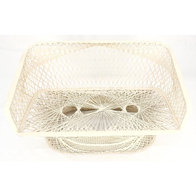 Russel Woodard Spun Fiberglass Oval Outdoor Loveseat Mid Century Modern MINT