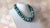 Early 21st Century Hubei Turquoise Beaded Necklace With Sterling Silver Turquoise Clasp, 21.5" For Sale - Image 5 of 10