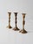 Vintage Brass Candlesticks Set of 3 For Sale - Image 10 of 11