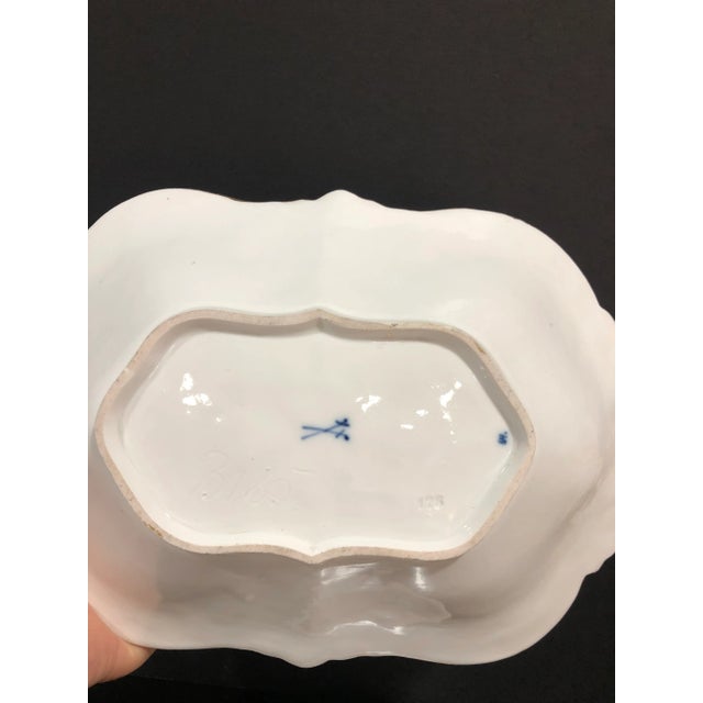 Antique Meissen Porcelain Tray & Plates - Set of 3 For Sale - Image 4 of 9