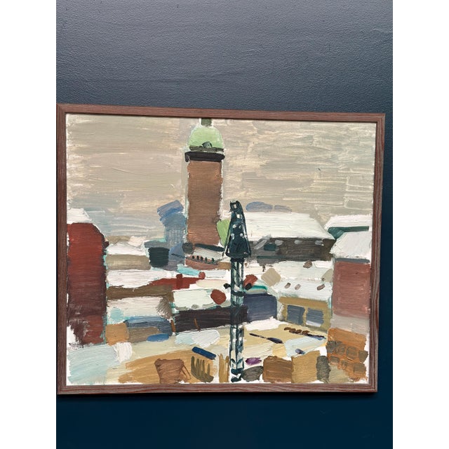 Gösta Stawåsen, Landscape, 1963, Oil on Canvas, Framed For Sale - Image 8 of 18