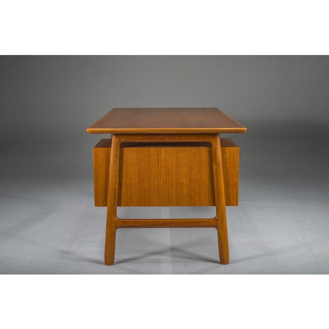 Teak Model 75 Desk from Omann Jun Møbelfabrik, 1960s For Sale - Image 11 of 18