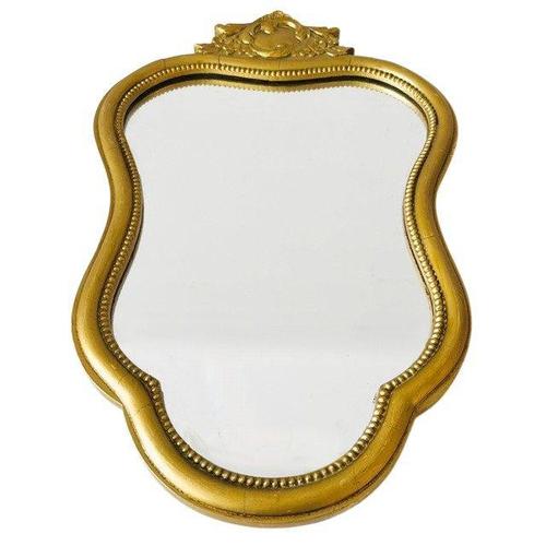 Rococo Mid-Century Modern Baroque Mirror, 1950s For Sale - Image 3 of 8
