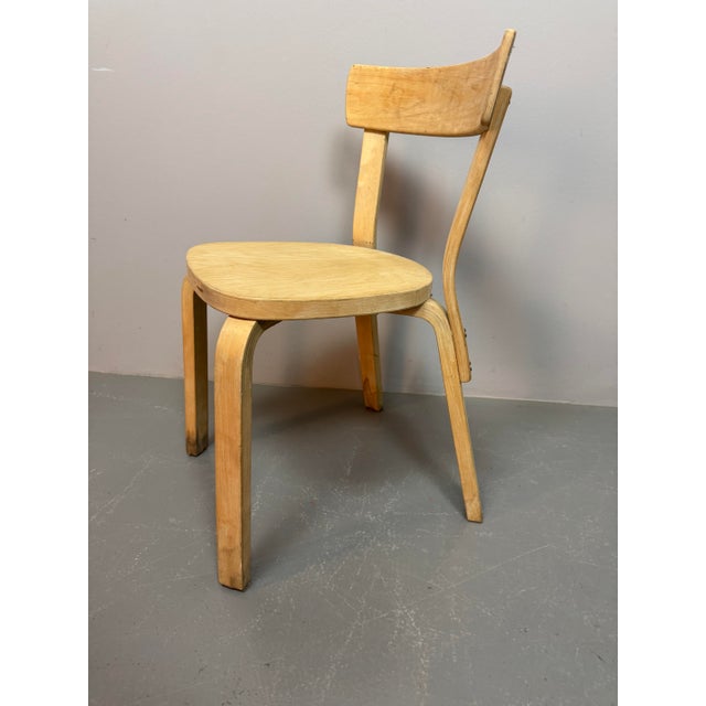 Vintage Model 69 Plywood Chairs by Alvar Aalto for Artek, Finland, 1940s, Set of 4 For Sale - Image 10 of 10