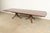 Italian Provincial Carved Cherry Wood and Inlaid Brass Double Pedestal Extension Dining Table by Emanuel Morez For Sale - Image 9 of 13
