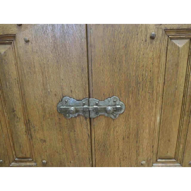 Golden Oak Dresser or Cupboard Designed for Liberty, 1880 For Sale - Image 6 of 8