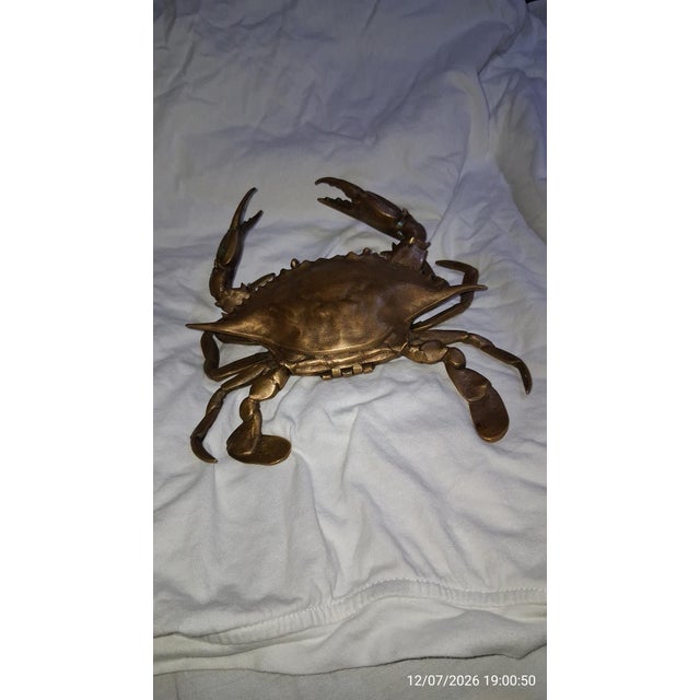 1960s 1960s Mid-Century Modern Blue Claw Crab For Sale - Image 5 of 7