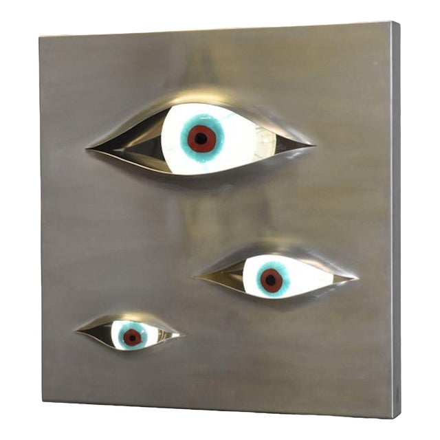 Vintage Crystal Malizia Wall Lamp by Angelo Brotto, 1973 For Sale