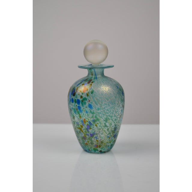 Studio Glass Perfume Bottle from Isle of Wight Glass, England, 1970s For Sale - Image 4 of 9