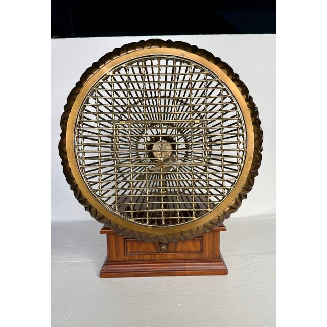 Vintage Maitland Smith Brass & Wood Gramophone Birdcage Decorative Box For Sale - Image 10 of 12