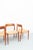 Mid-Century Modern Vintage Model 75 Dining Chairs in Teak by Niels Otto Møller for J. L. Møller Møbelfabrik, 1950s, Set of 4 For Sale - Image 3 of 15