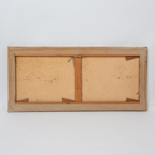 Gold 18th Century English Georgian Silk and Gold Metallic Thread Embroidered Apron Panel For Sale - Image 8 of 11