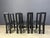 Italian Model Regia Dining Chairs by Antonello Mosca for Ycami, 1980s, Set of 8 For Sale - Image 4 of 14