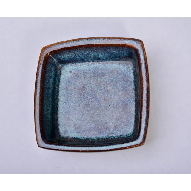 Mid-Century Modern Rectangular Stoneware Bowl by Preben Herluf Gottschalk Olsen for Stogo, 1960s For Sale - Image 3 of 5