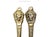 Antique Brass Shoe Horn and Clothing Brush with Lion Handles These beautiful pieces are most likely have English origin...