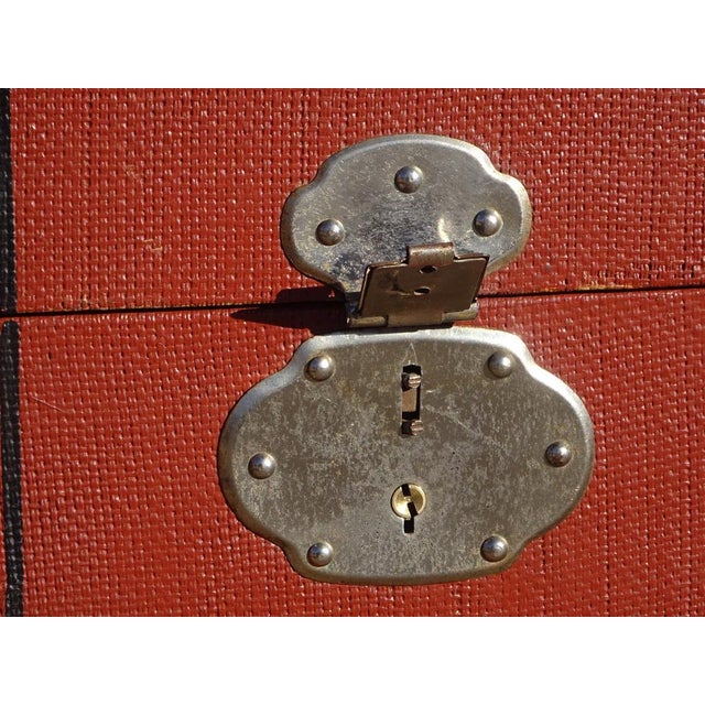 Wood Early 20th Century Cabin Trunk, 1930s For Sale - Image 7 of 18