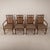 Stanley Furniture 1970s Vintage Stanley Furniture Co. Faux Bamboo Cane Back Rolling Arm Chairs - Set of 4 For Sale - Image 4 of 12