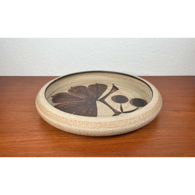 Ceramic Mid-Century German Studio Pottery Bowl from Sgrafo, 1960s For Sale - Image 7 of 16